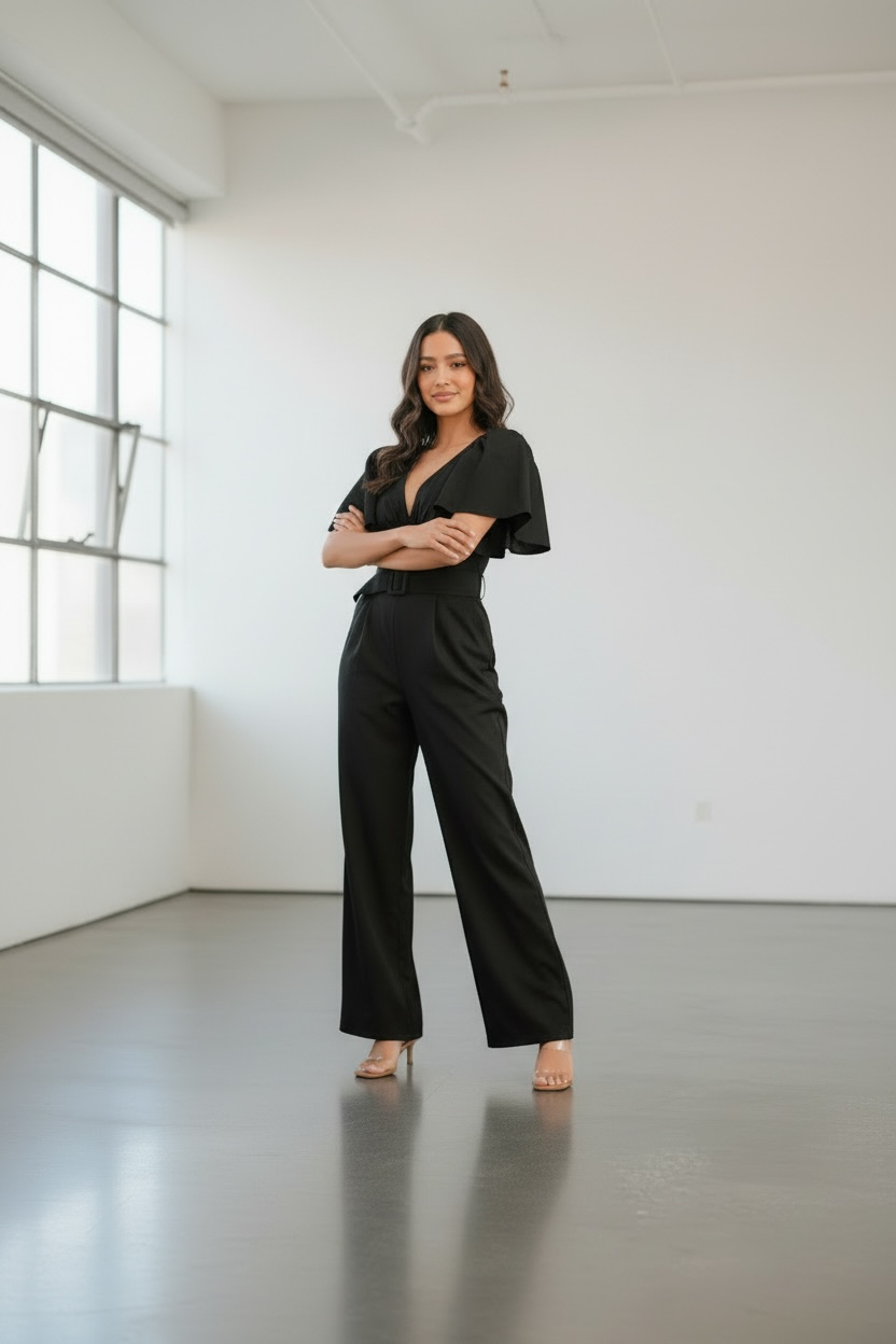 Midnight Muse Cotton Jumpsuit