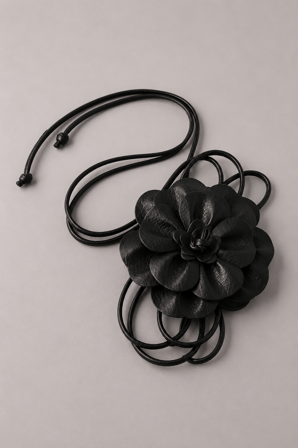 Midnight Bloom Statement Belt
