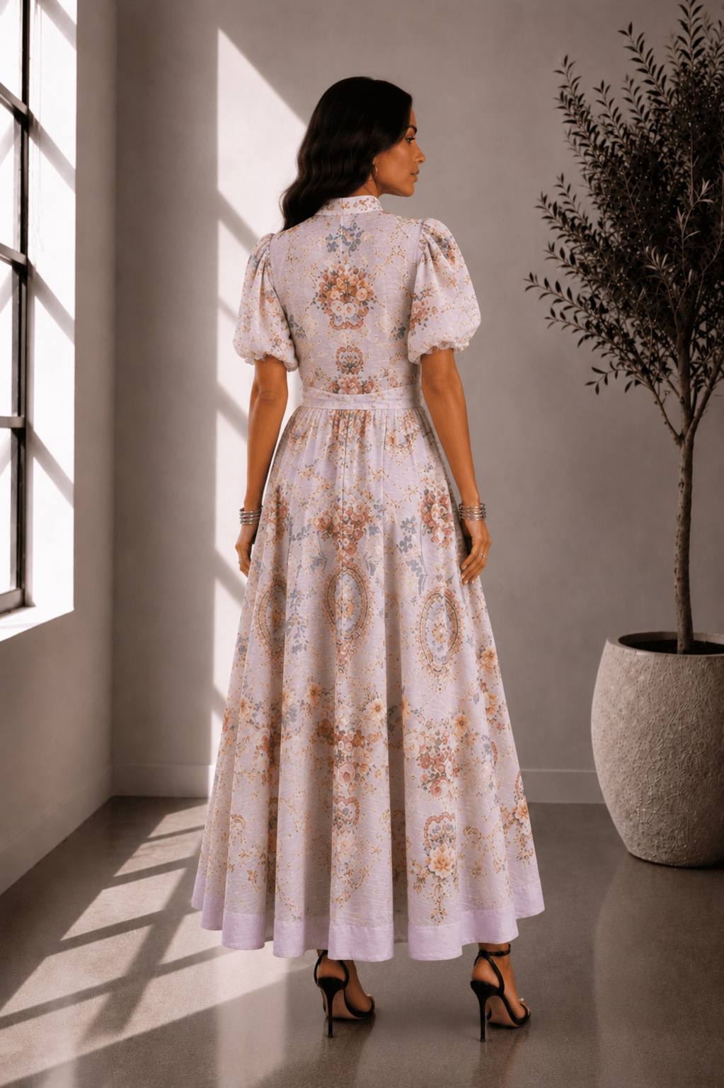Amélie Printed Maxi Dress