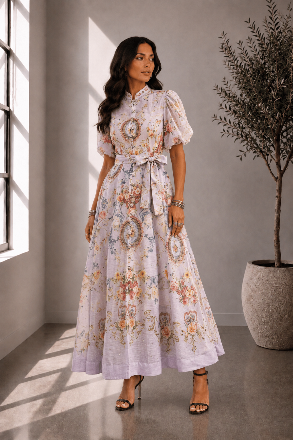 Amélie Printed Maxi Dress