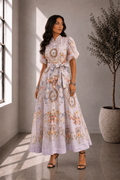 Amélie Printed Maxi Dress