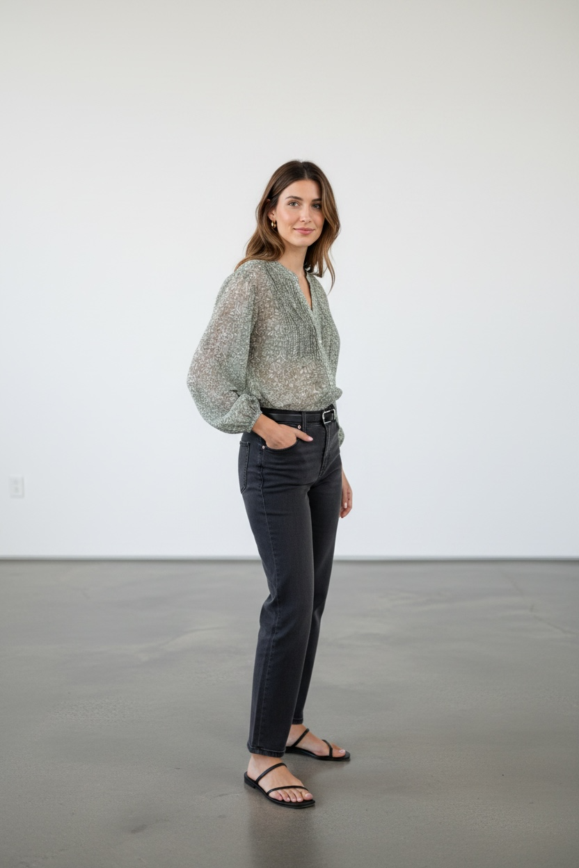 Nation LTD VELLA PINTUCKED TOP