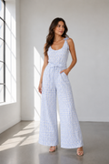 Bluebell Eyelet Wide Leg Jumpsuit