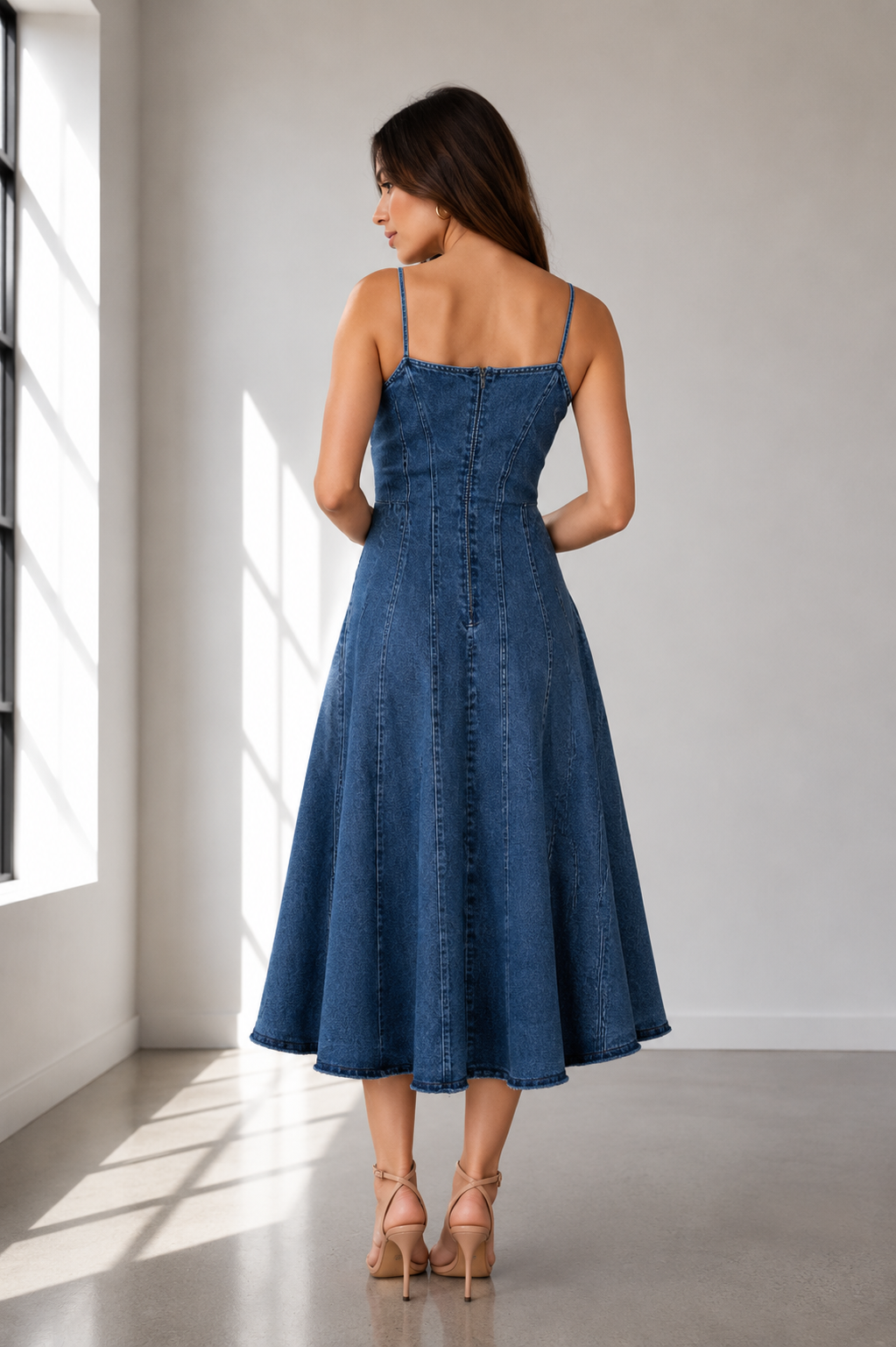 Denim Daydream Midi Dress