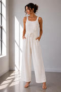 Coastal Breeze Cotton Jumpsuit