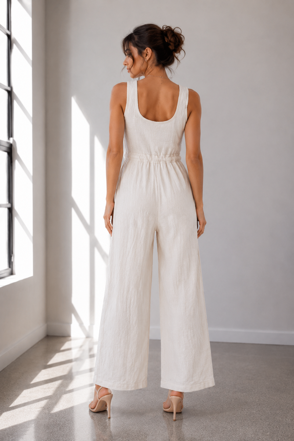 Coastal Breeze Cotton Jumpsuit