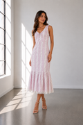 Lavender Lace Garden Party Maxi Dress