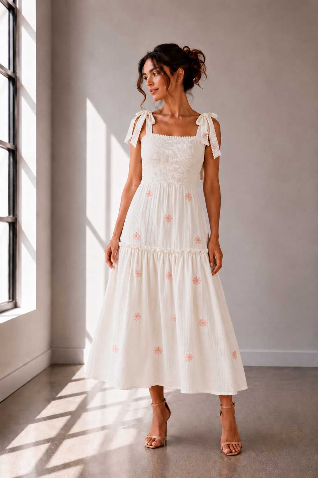 Sweet Daisy Midi Dress