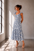 Delilah Ruched Floral Dress