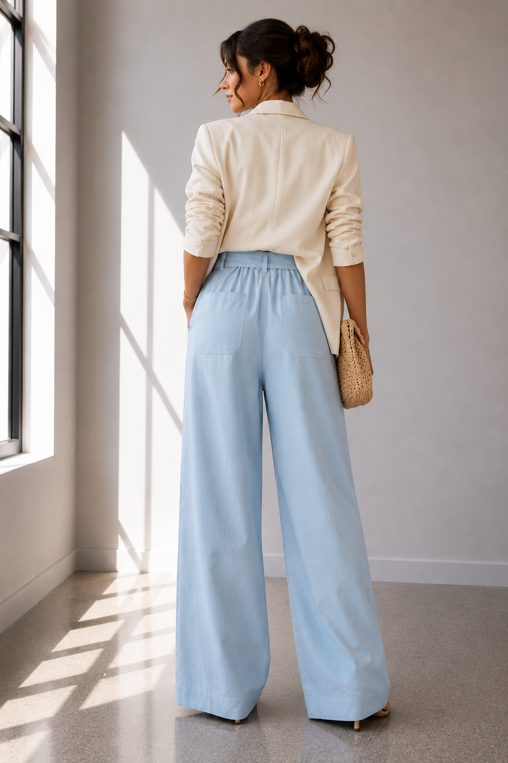 Skyline Linen Wide Leg Pants