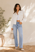Botanical Bloom Denim Jacket