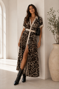 Wild Instinct Maxi Shirt Dress