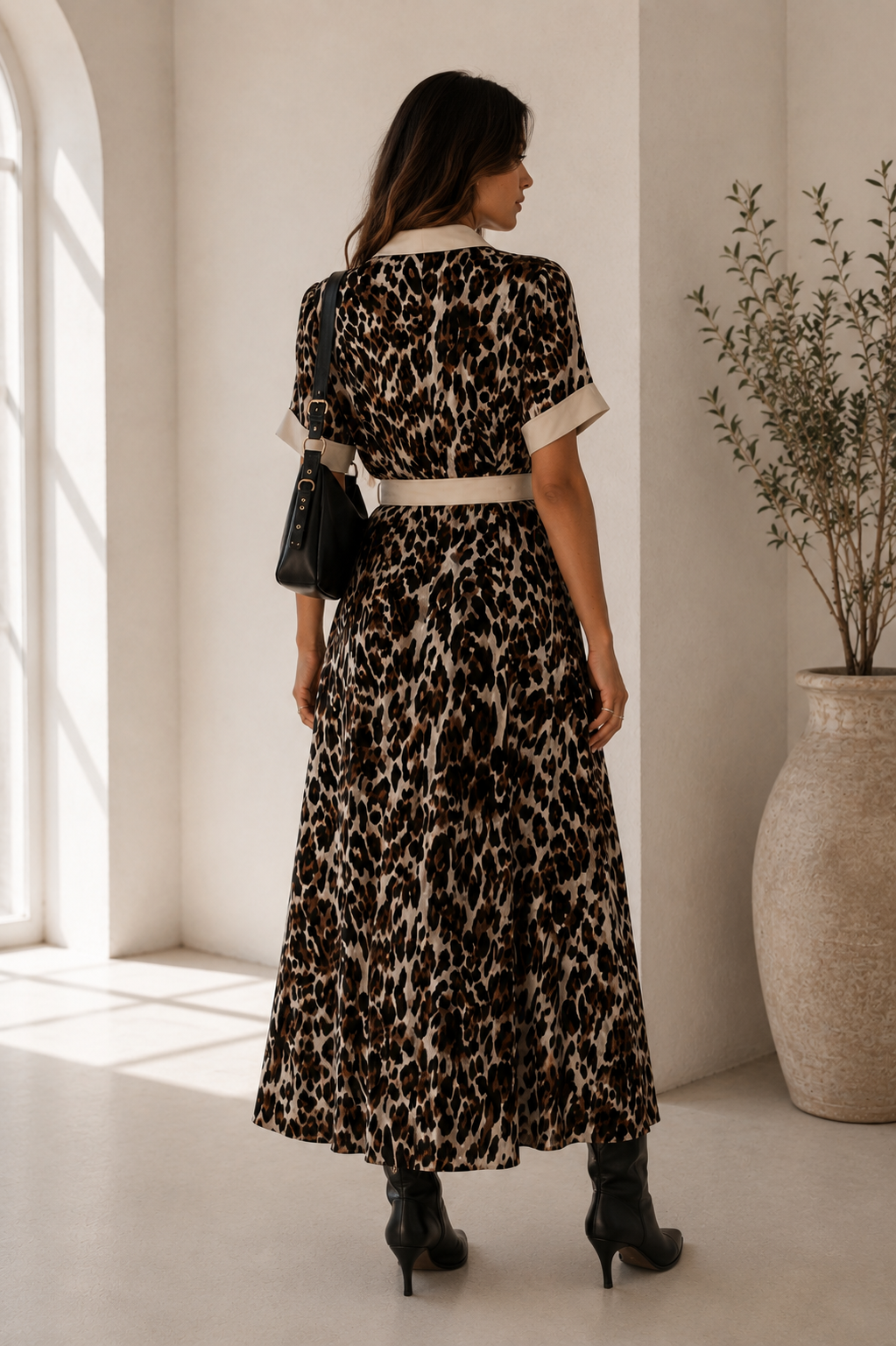 Wild Instinct Maxi Shirt Dress